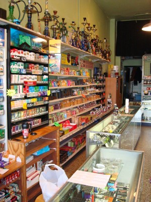 Some shisha and hookahs