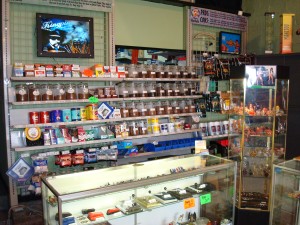 Our complete selection of cigarette and pipe tobaccos